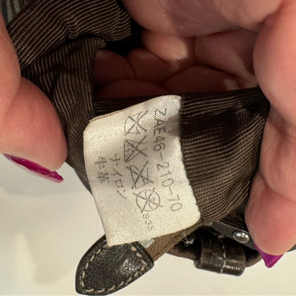 Burberry Plaid Shoulder Bag - Brown and Black - Picture 12 of 13